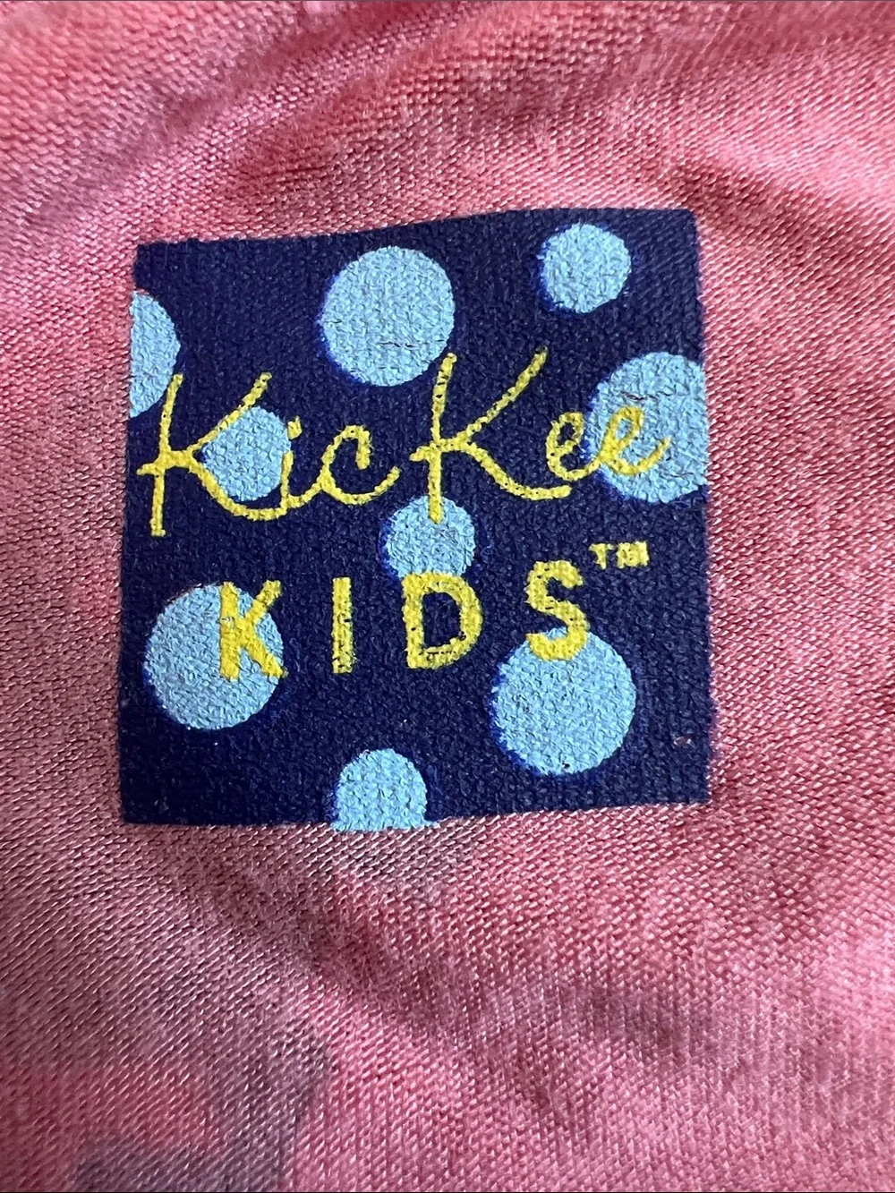 Kickee Kids Pink Dress with Navy and White Horse Print
